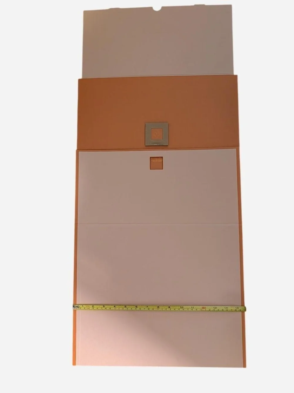 Louis Vuitton Orange Signature LG Box And Gift Bag 